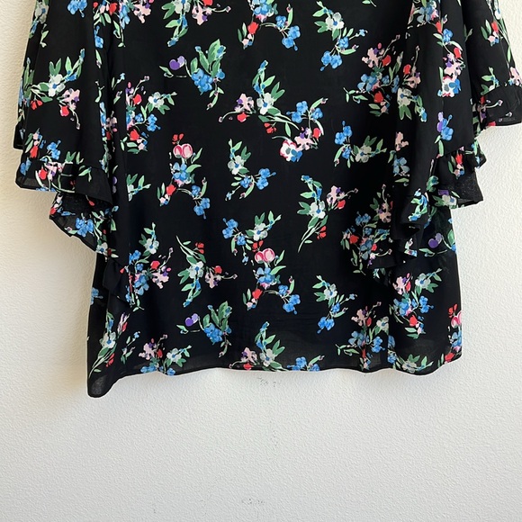 Maeve by Anthropologie Aveiro Flutter-Sleeved Buttondown Blouse - Picture 11 of 15